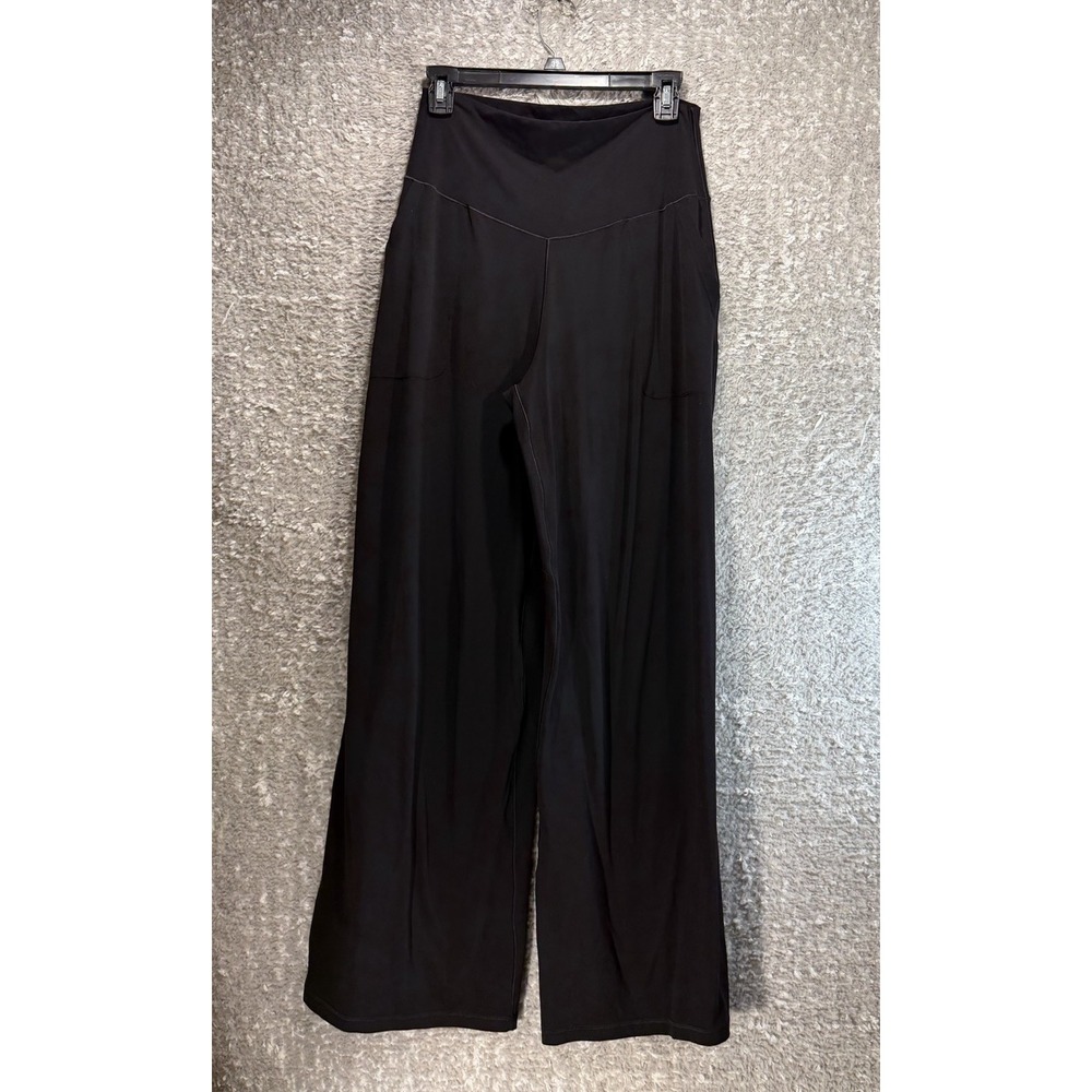 OFFLINE by Aerie Real Me Xtra Wide Leg High Rise Flare Leggings Black L Boho